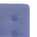 Scaune de sufragerie 2 buc țesătură Jeans Blue - WALTI WALTI