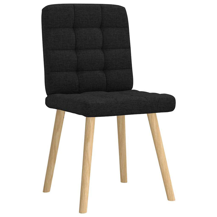 Scaune de bucătărie, 2 buc. negru, textil - WALTI WALTI