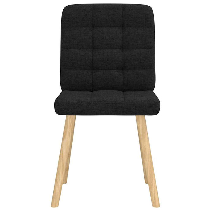 Scaune de bucătărie, 2 buc. negru, textil - WALTI WALTI