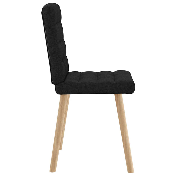 Scaune de bucătărie, 2 buc. negru, textil - WALTI WALTI