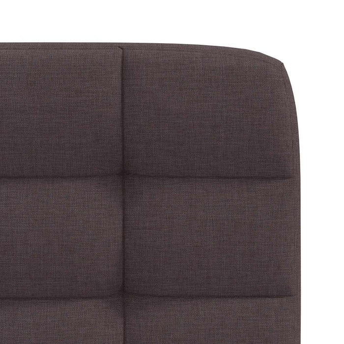 Scaune de masă, 2 buc., maro închis, material textil WALTI