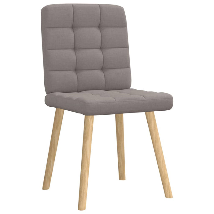 Scaune de bucătărie, 2 buc., gri taupe, material textil - WALTI WALTI