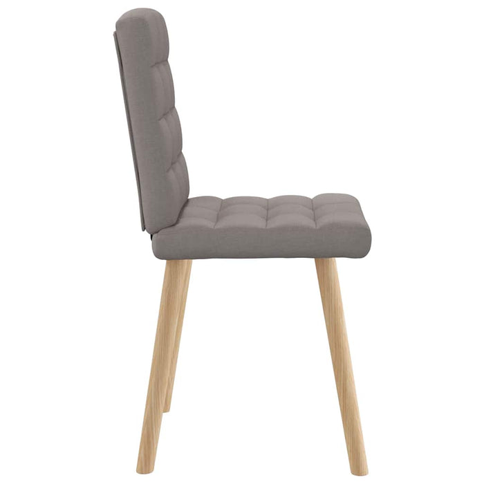 Scaune de bucătărie, 2 buc., gri taupe, material textil - WALTI WALTI