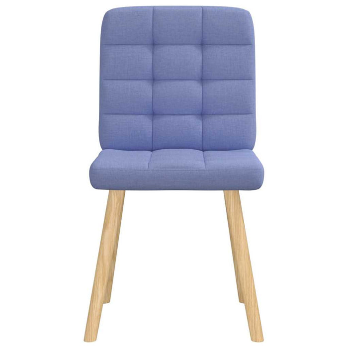 Scaune de sufragerie 2 buc țesătură Jeans Blue - WALTI WALTI