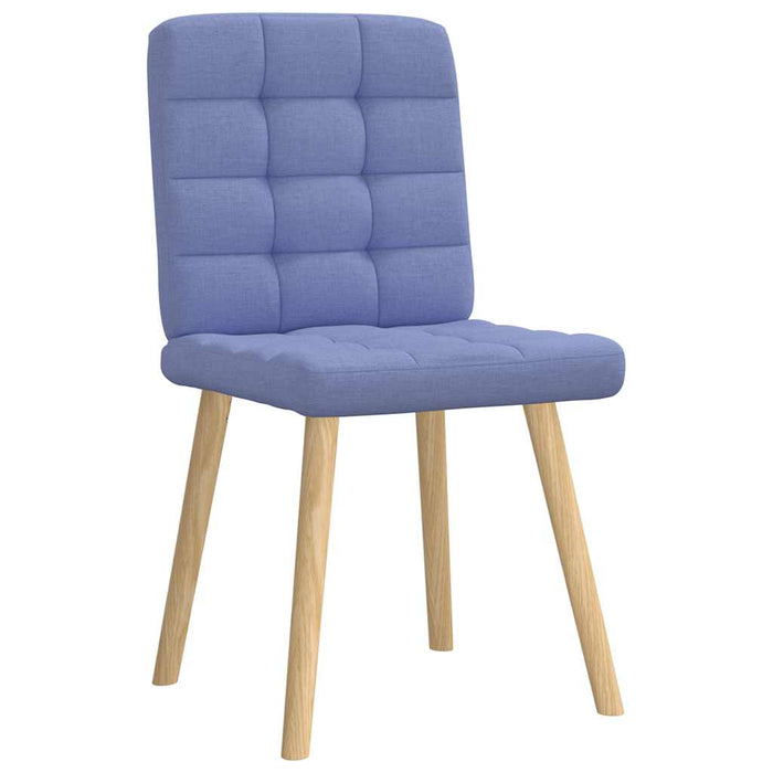 Scaune de sufragerie 2 buc țesătură Jeans Blue - WALTI WALTI