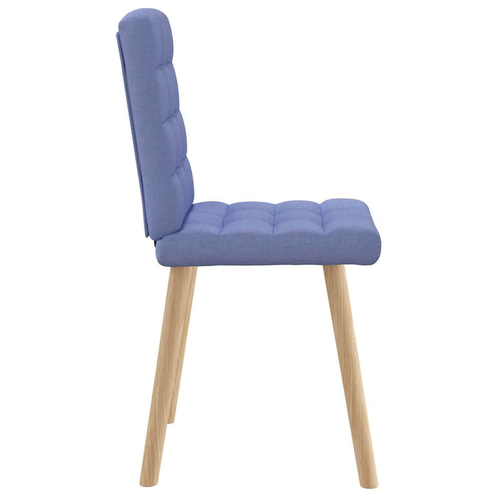 Scaune de sufragerie 2 buc țesătură Jeans Blue - WALTI WALTI