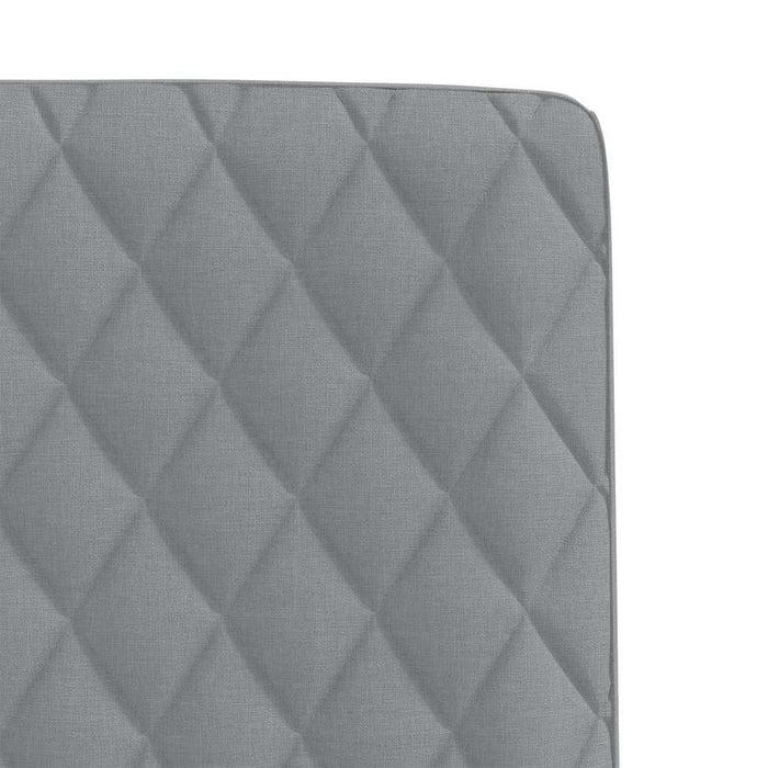 Scaune de bucătărie, 2 buc., gri deschis, material textil WALTI