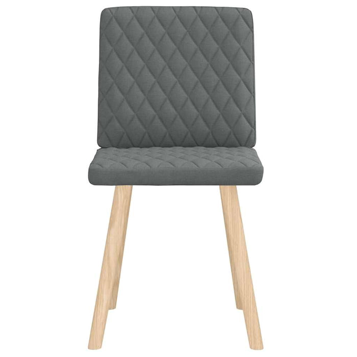 Scaune de sufragerie, 2 buc., gri închis, material textil - WALTI WALTI
