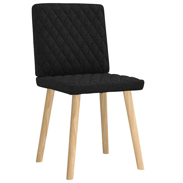 Scaune de bucătărie, 2 buc. negru, textil - WALTI WALTI
