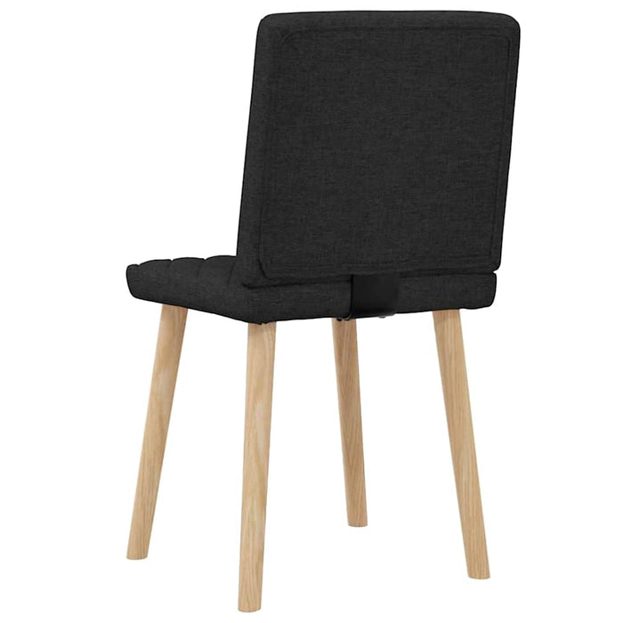 Scaune de bucătărie, 2 buc. negru, textil - WALTI WALTI