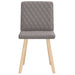 Scaune de bucătărie, 2 buc., gri taupe, material textil - WALTI WALTI