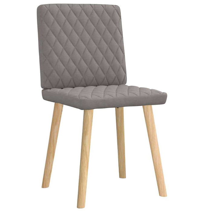 Scaune de bucătărie, 2 buc., gri taupe, material textil - WALTI WALTI