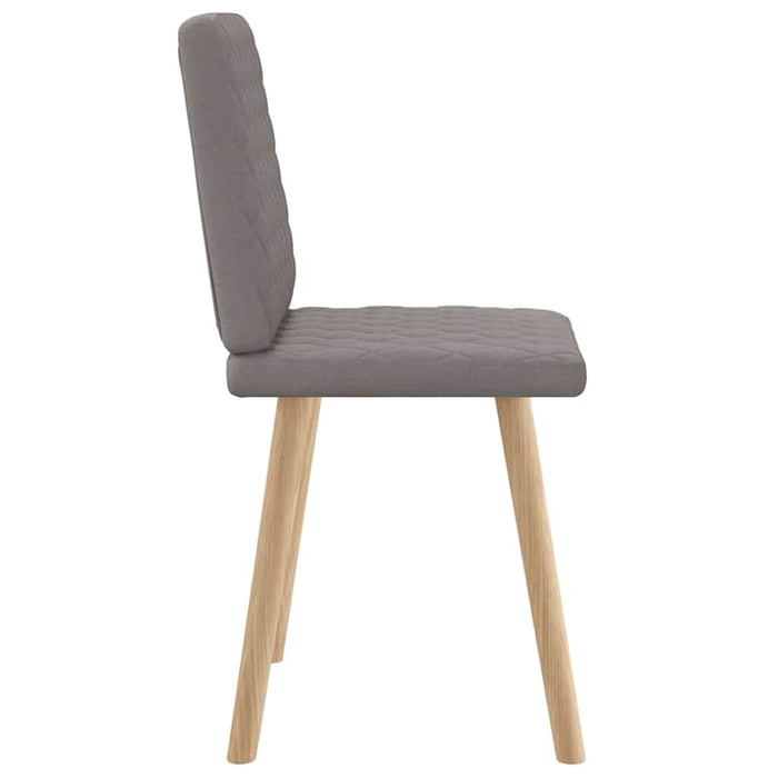 Scaune de bucătărie, 2 buc., gri taupe, material textil - WALTI WALTI