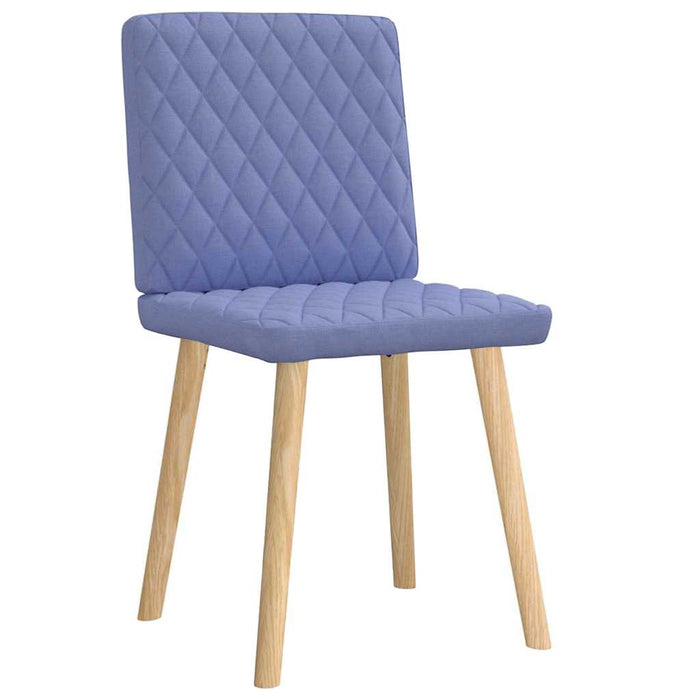 Scaune de sufragerie 2 buc țesătură Jeans Blue - WALTI WALTI