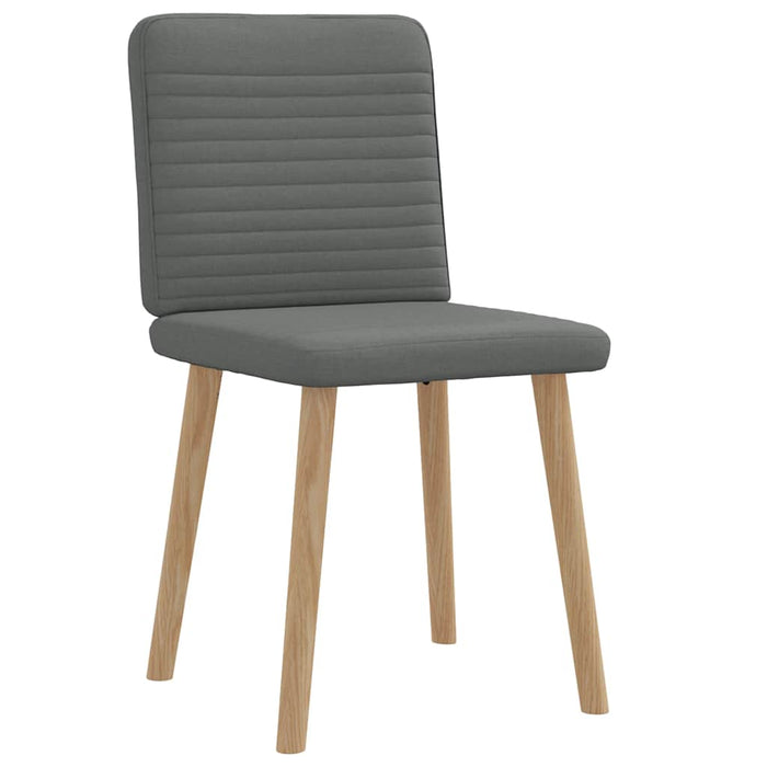Scaune de sufragerie, 2 buc., gri închis, material textil - WALTI WALTI