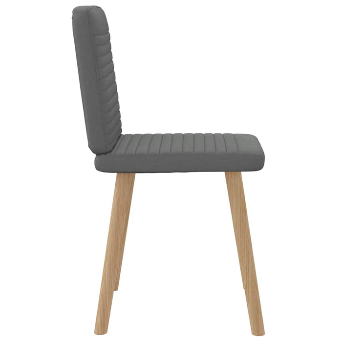 Scaune de sufragerie, 2 buc., gri închis, material textil - WALTI WALTI
