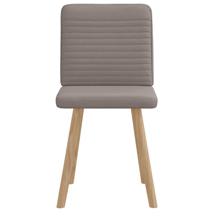 Scaune de bucătărie, 2 buc., gri taupe, material textil - WALTI WALTI