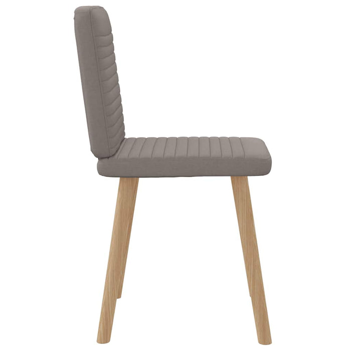 Scaune de bucătărie, 2 buc., gri taupe, material textil - WALTI WALTI