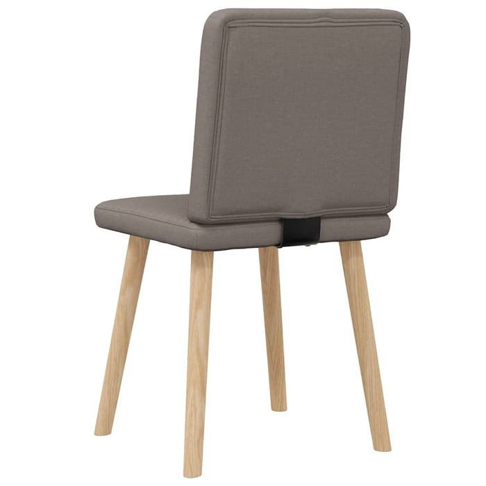 Scaune de bucătărie, 2 buc., gri taupe, material textil - WALTI WALTI