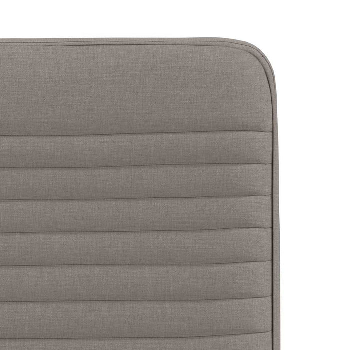 Scaune de bucătărie, 2 buc., gri taupe, material textil - WALTI WALTI