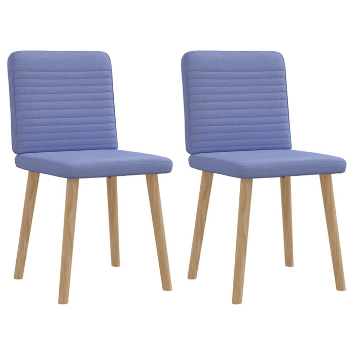 Scaune de sufragerie 2 buc țesătură Jeans Blue - WALTI WALTI