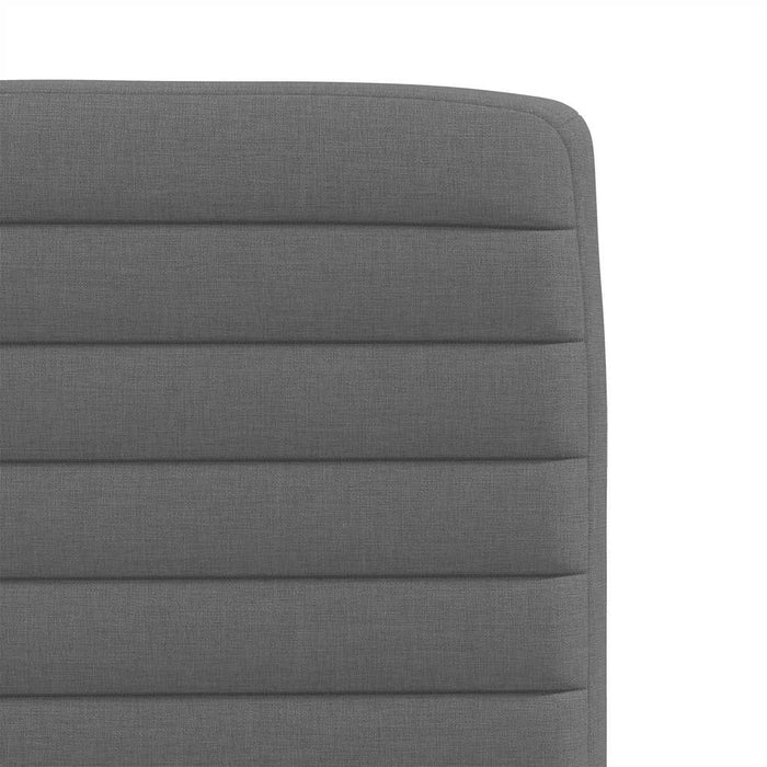 Scaune de sufragerie, 2 buc., gri închis, material textil - WALTI WALTI
