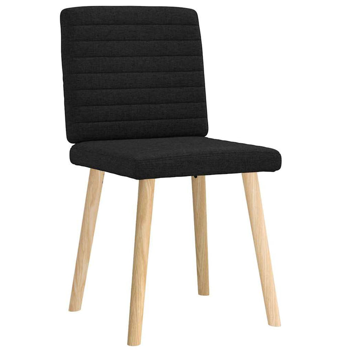 Scaune de bucătărie, 2 buc. negru, textil - WALTI WALTI