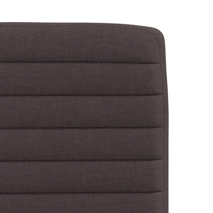 Scaune de masă, 2 buc., maro închis, material textil - WALTI WALTI