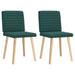Scaune de bucătărie, 2 buc., verde închis, material textil - WALTI WALTI