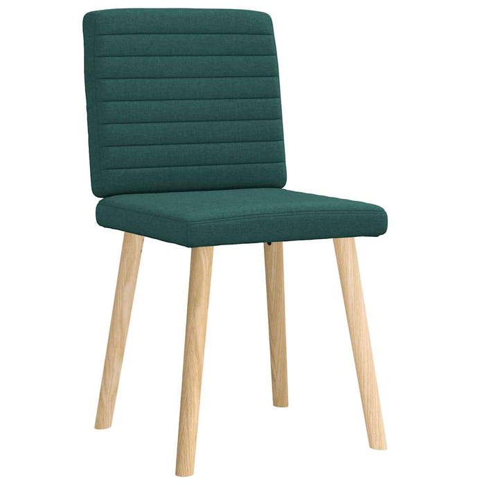 Scaune de bucătărie, 2 buc., verde închis, material textil - WALTI WALTI