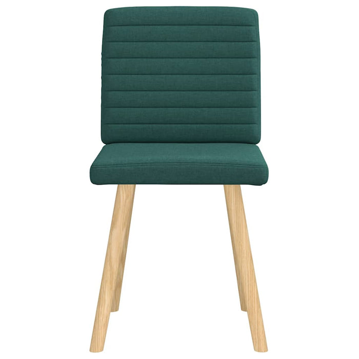 Scaune de bucătărie, 2 buc., verde închis, material textil - WALTI WALTI