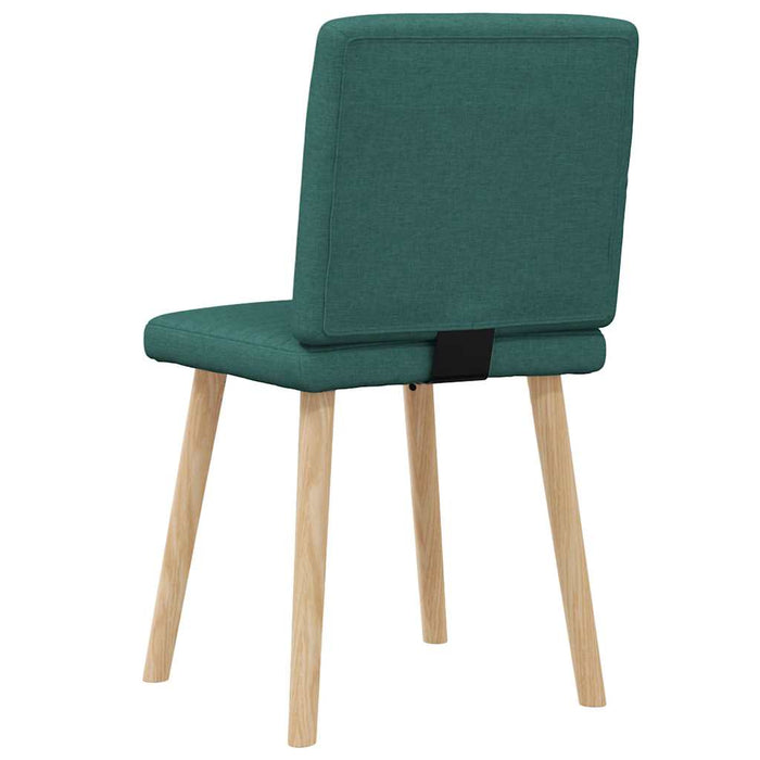 Scaune de bucătărie, 2 buc., verde închis, material textil - WALTI WALTI