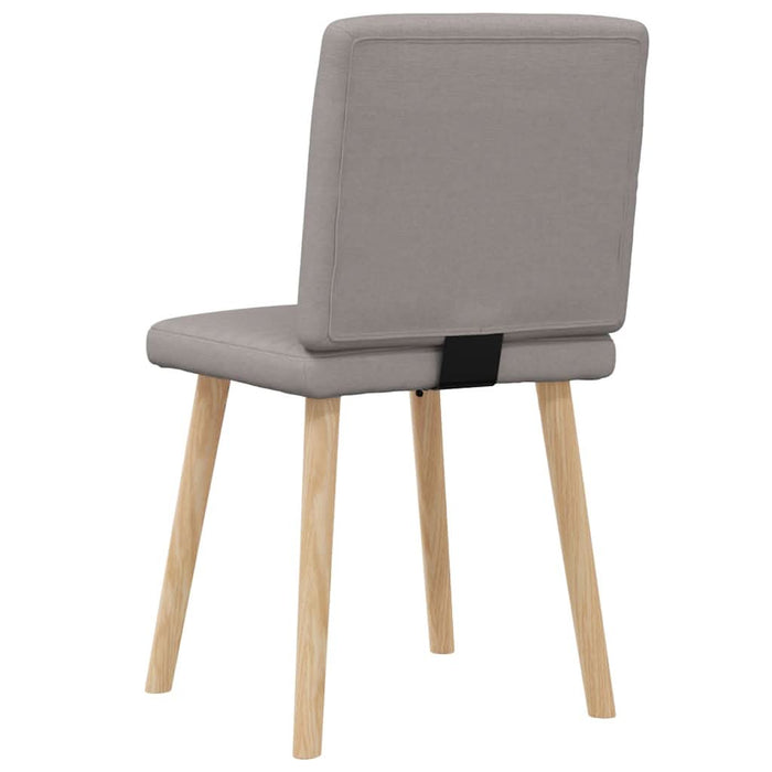 Scaune de bucătărie, 2 buc., gri taupe, material textil WALTI