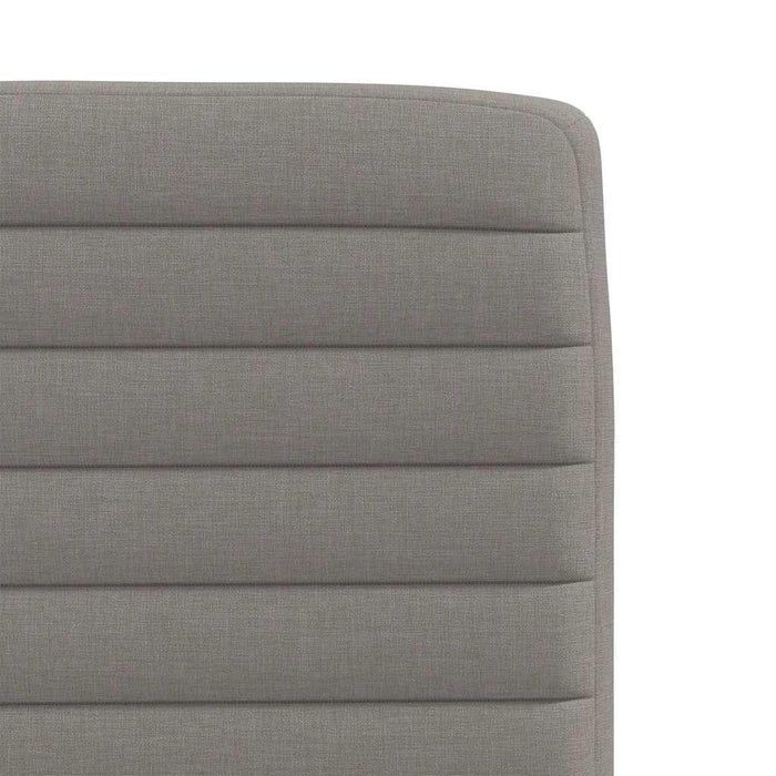 Scaune de bucătărie, 2 buc., gri taupe, material textil WALTI