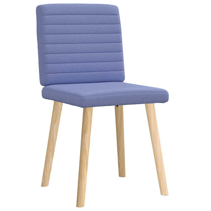 Scaune de sufragerie 2 buc țesătură Jeans Blue - WALTI WALTI