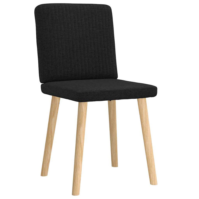 Scaune de bucătărie, 2 buc. negru, textil - WALTI WALTI