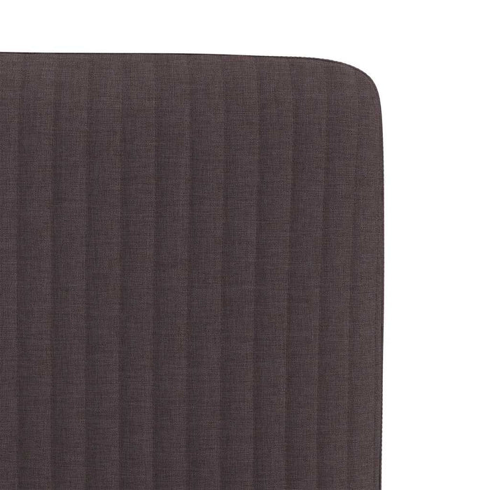 Scaune de masă, 2 buc., maro închis, material textil WALTI