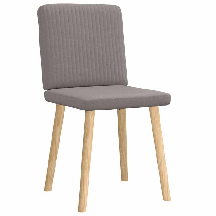 Scaune de bucătărie, 2 buc., gri taupe, material textil - WALTI WALTI