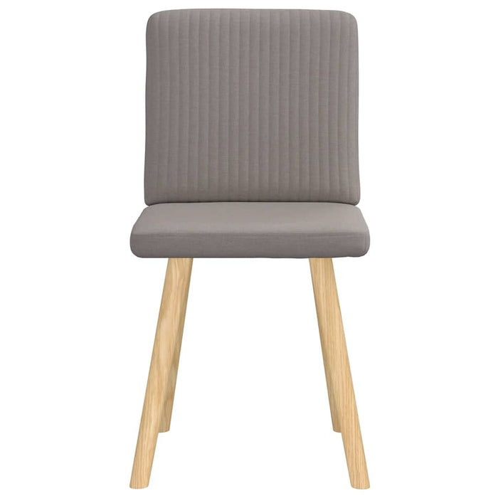 Scaune de bucătărie, 2 buc., gri taupe, material textil - WALTI WALTI