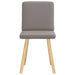 Scaune de bucătărie, 2 buc., gri taupe, material textil - WALTI WALTI