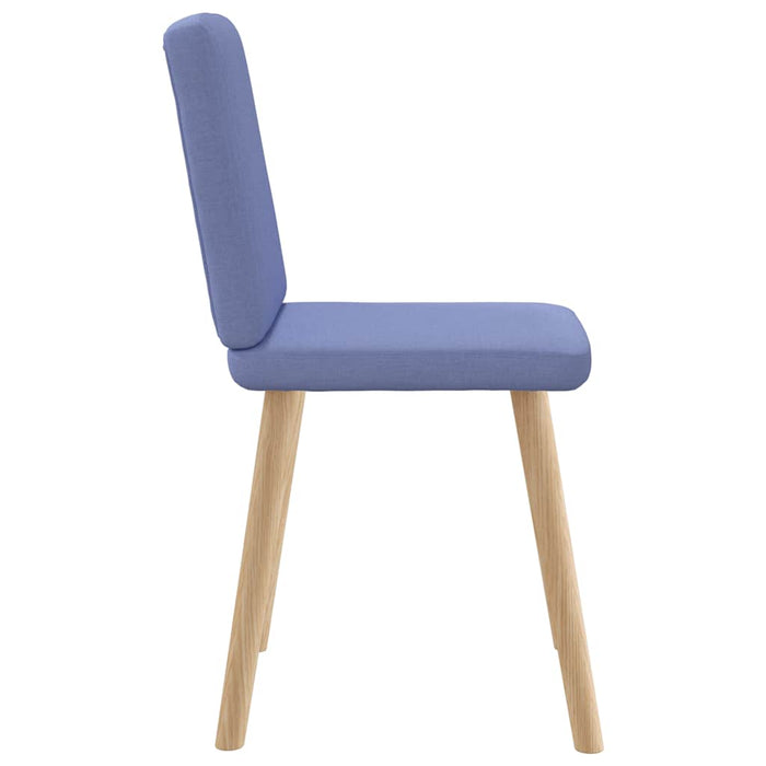 Scaune de sufragerie 2 buc țesătură Jeans Blue - WALTI WALTI