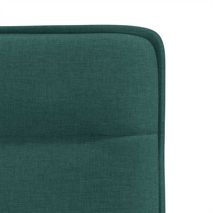 Scaune de bucătărie, 2 buc., verde închis, material textil WALTI