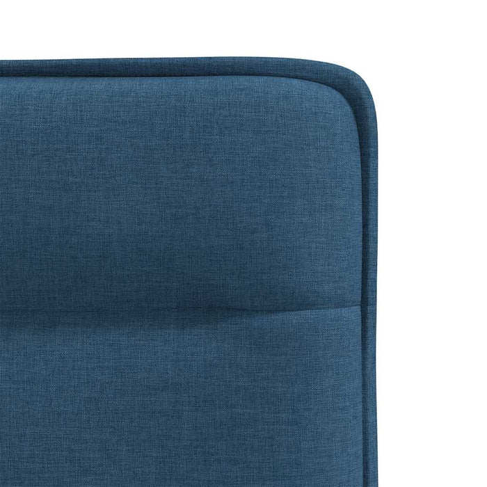 Scaune de bucătărie, 2 buc., albastru, textil WALTI