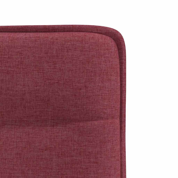 Scaune de bucătărie, 2 buc., roșu vin, material textil WALTI