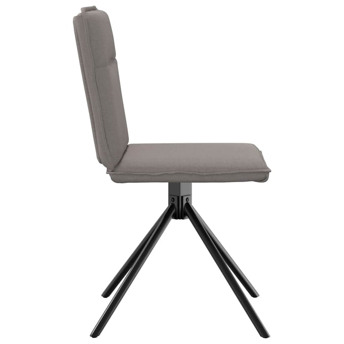 Scaune de bucătărie, 2 buc., gri taupe, material textil - WALTI WALTI