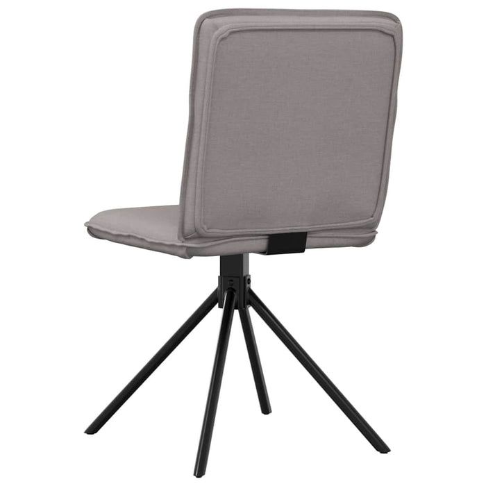 Scaune de bucătărie, 2 buc., gri taupe, material textil - WALTI WALTI