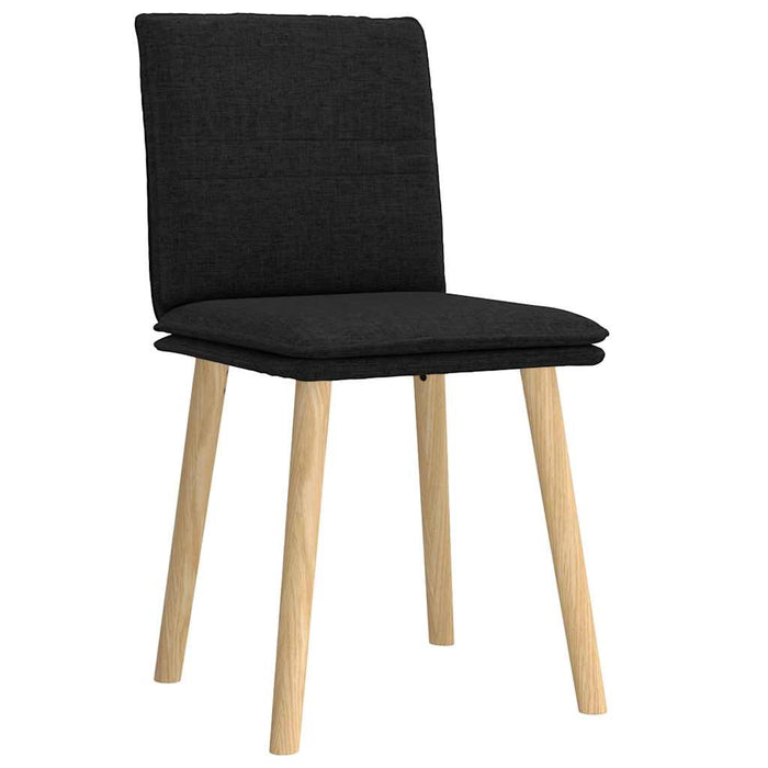 Scaune de bucătărie, 2 buc. negru, textil - WALTI WALTI