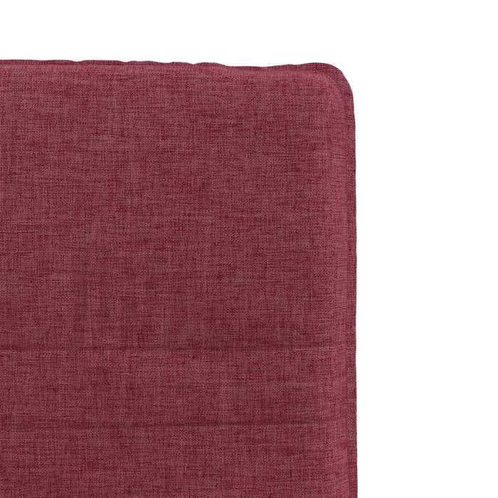 Scaune de bucătărie, 2 buc., roșu vin, material textil WALTI