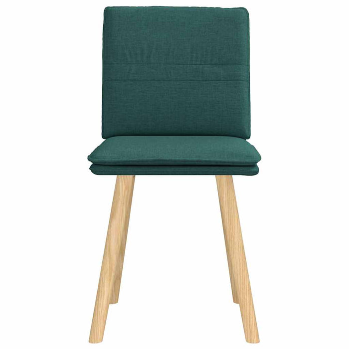 Scaune de bucătărie, 2 buc., verde închis, material textil - WALTI WALTI