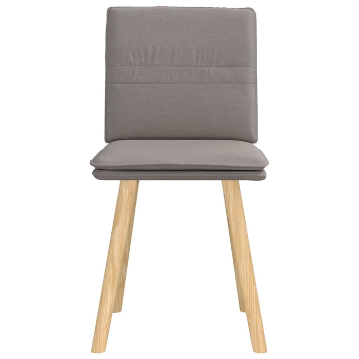 Scaune de bucătărie, 2 buc., gri taupe, material textil WALTI